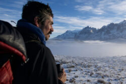 Nicolas Lagos en Torres del Paine. Foto: (C)Dominic Oakes